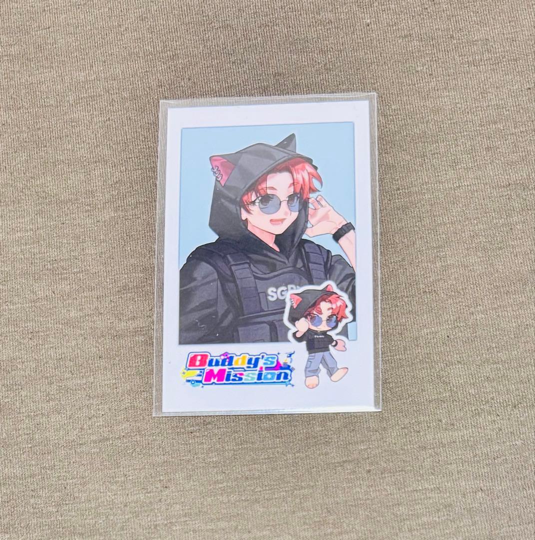 ストグラ SGPD 警察バディPUS サイン入り缶バッジ(犬上リオ)