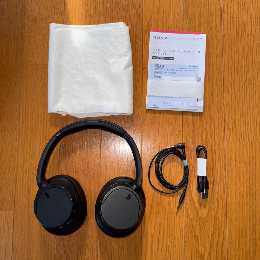 ソニー ワイヤレスヘッドホン WH-CH720N BC