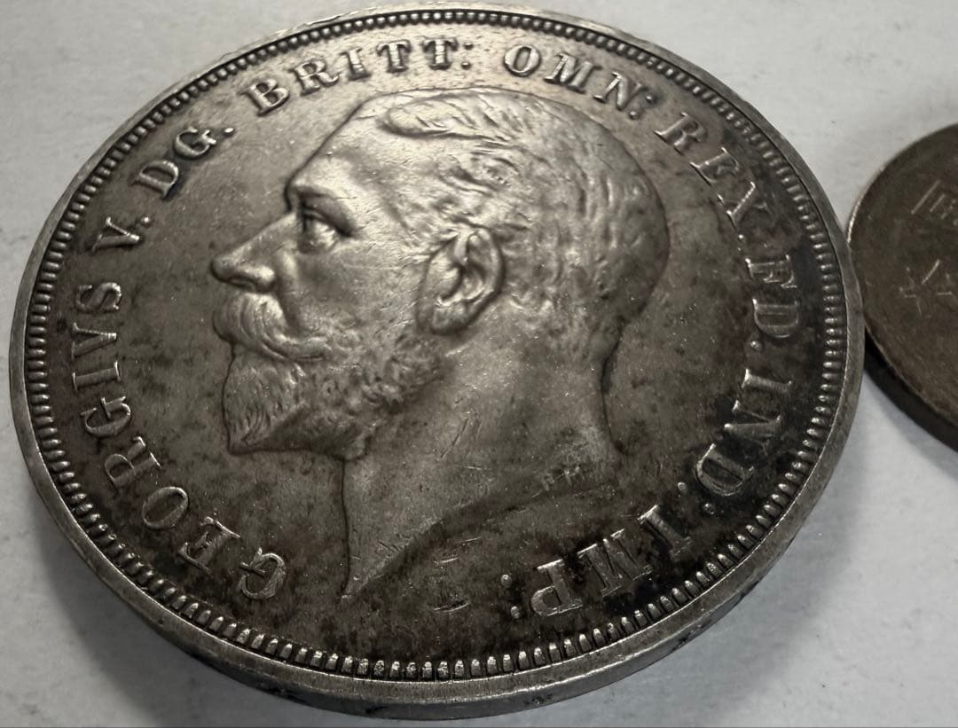 招*@様 1953年英国　クラウン銀貨　ジョージ5世