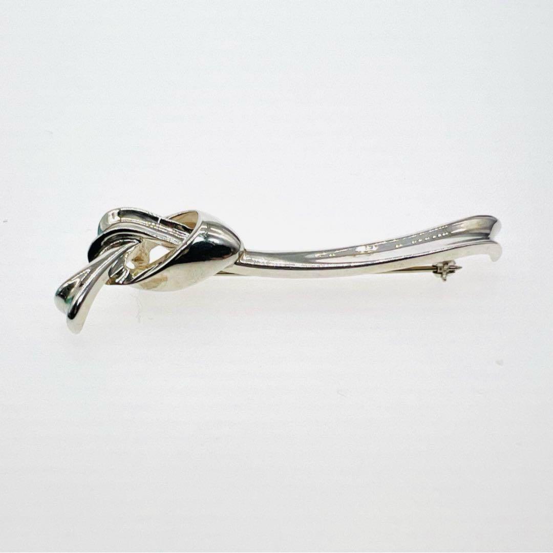 c*n様 希少 ティファニー ブローチ リボン リボンモチーフ ノット シルバー