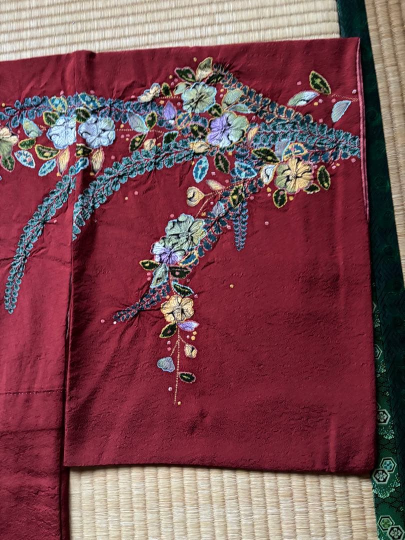 訪問着　辻ヶ花　作家もの　正絹