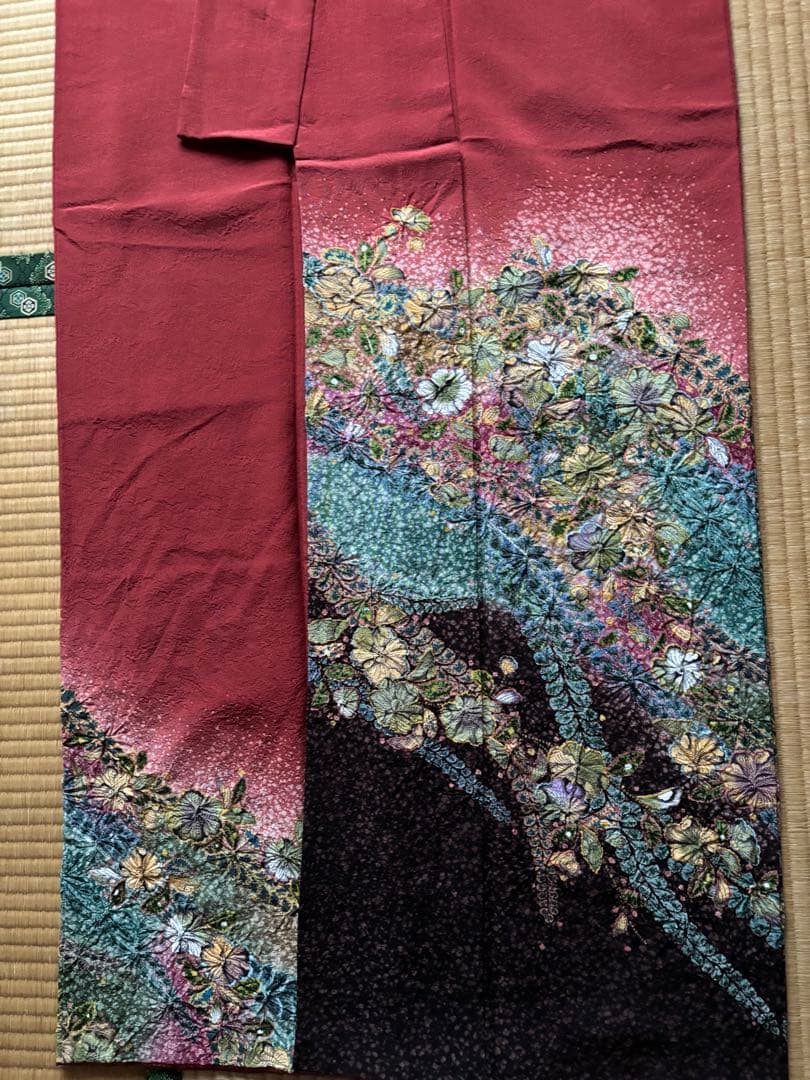 訪問着　辻ヶ花　作家もの　正絹