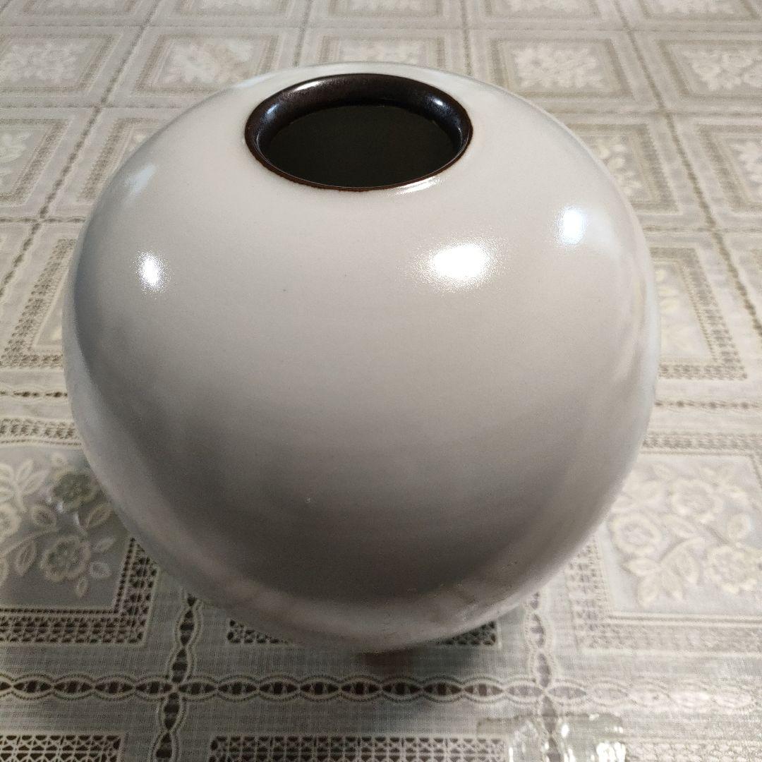 ★河合誓徳★ 「 釉裏紅瑞穂壷」 花瓶 日本芸術院会員、栞、ウコン布＆共箱付