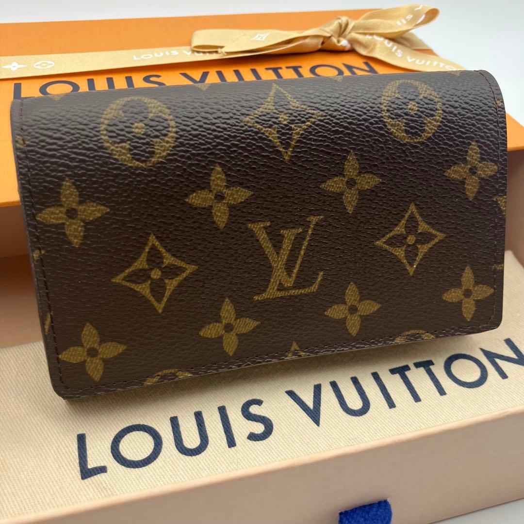 ルイヴィトン モノグラム ポルトモネ ビエ トレゾール M61730 二つ折財布