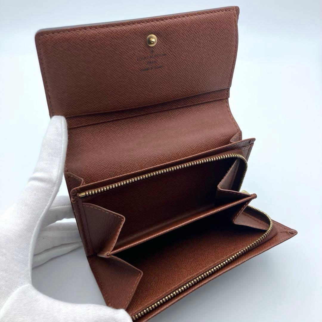 ルイヴィトン モノグラム ポルトモネ ビエ トレゾール M61730 二つ折財布