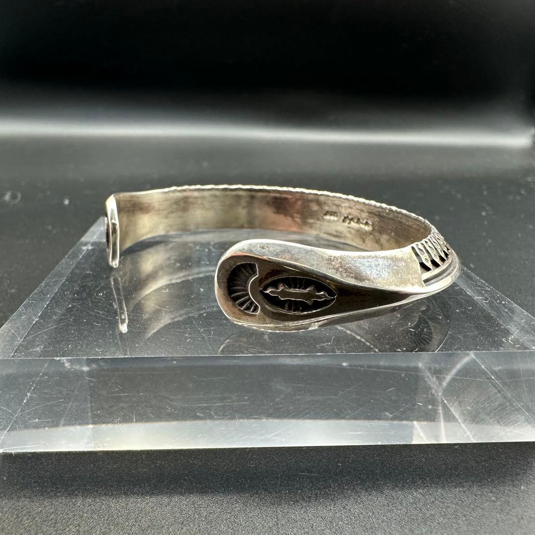 Navajo Lyle Secatero スタンプワーク トライアングルバングル