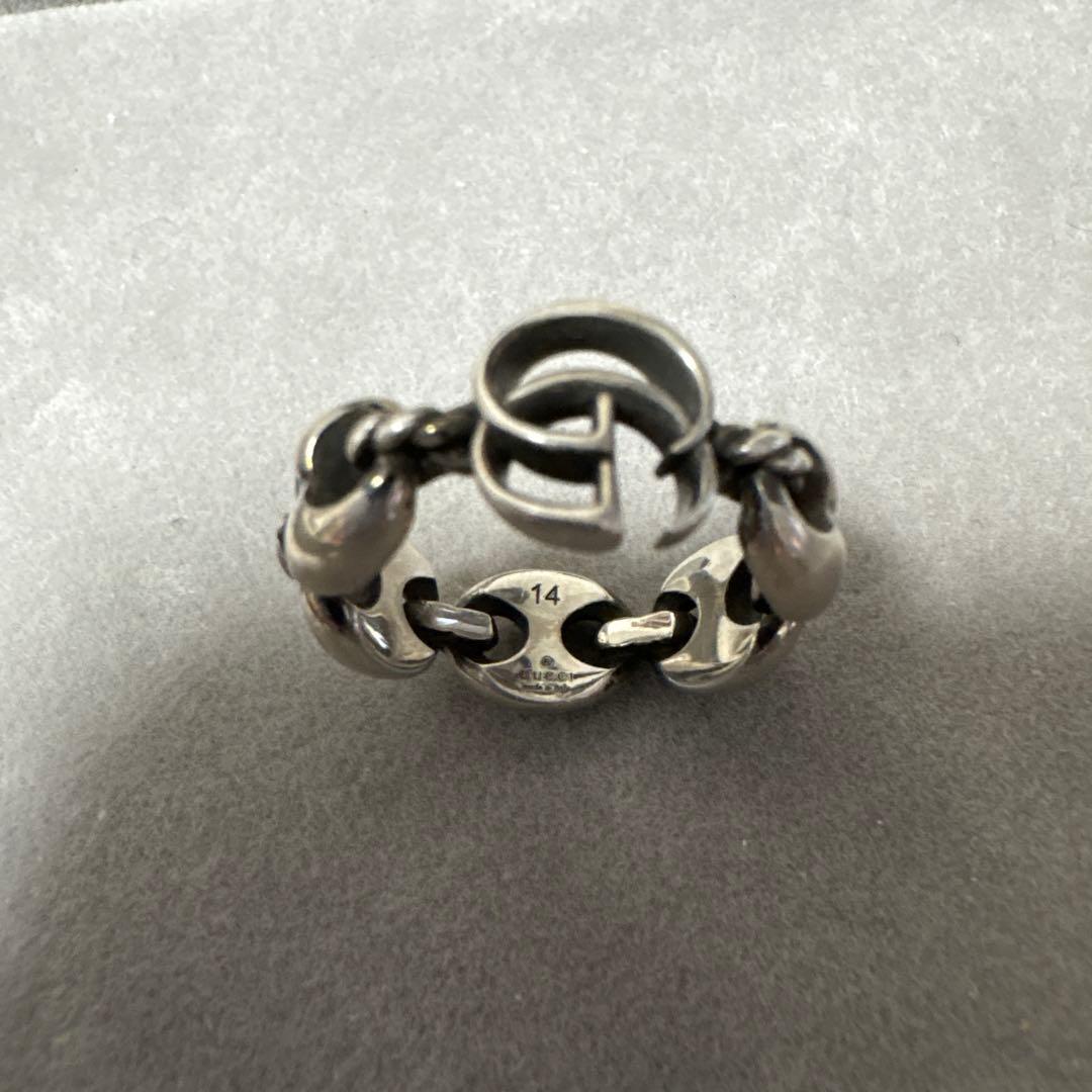 GUCCI グッチ メンズ リング 14号