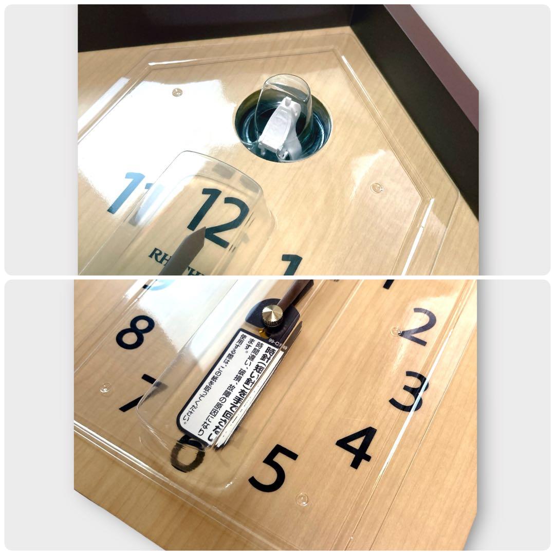【未使用品】リズム⭐️鳩時計 ふいご式 カッコースタイル 掛け時計 振り子付
