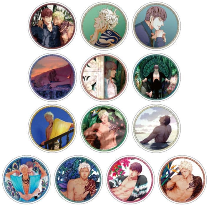 ◆ 座裏屋蘭丸画業10周年記念 「シャングリラの鳥」× グラッテ 全種セット