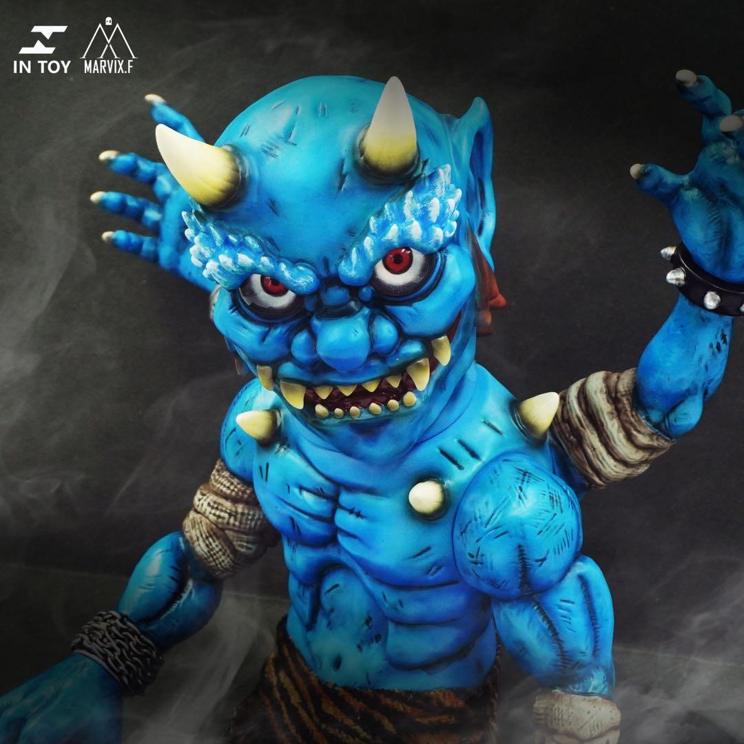 鬼入道　二期色　青竜エディション　デビル　怪獣　可動　ソフビ　フィギュア　限定