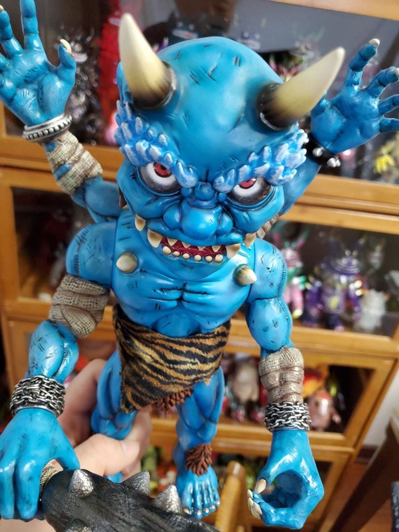 鬼入道　二期色　青竜エディション　デビル　怪獣　可動　ソフビ　フィギュア　限定