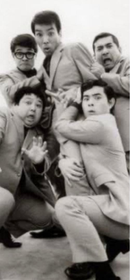 超希少！ザ、ドリフターズ初期メンバー直筆サイン色紙　昭和レトロ年代物即日発送！