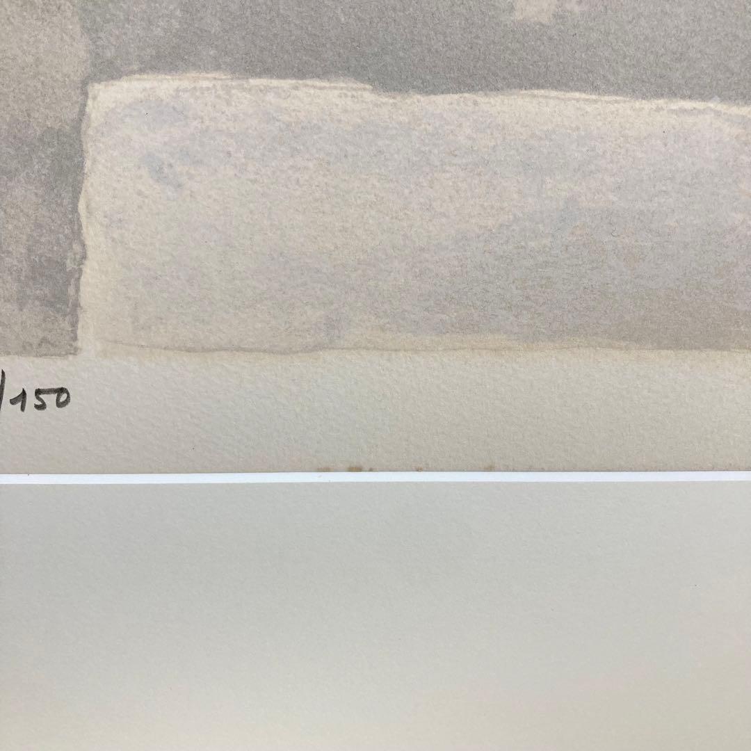 【真作保証】ベルナール・カトラン「アネモネ」リトグラフ 直筆サイン 版画 絵画