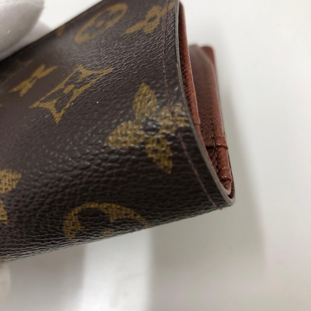 ルイ ヴィトン ポルト モネ ヴィエノワ がま口　モノグラム 折り財布