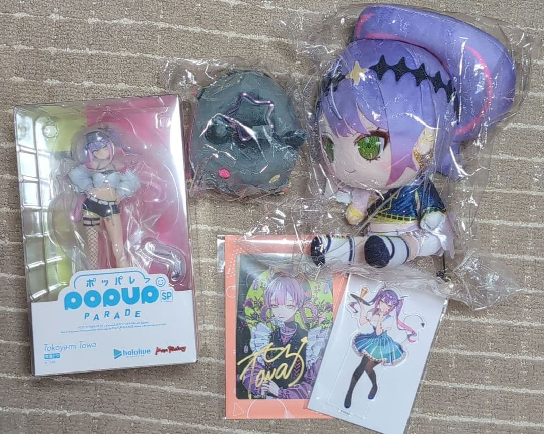 常闇トワ 直筆サイン入り グッズセット