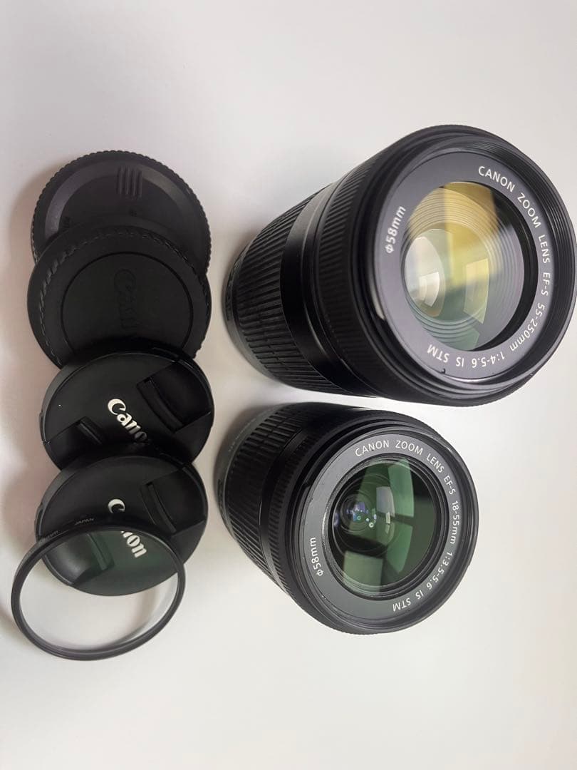 Canon EF-S ズームレンズセット 18-55mm 55-250mm