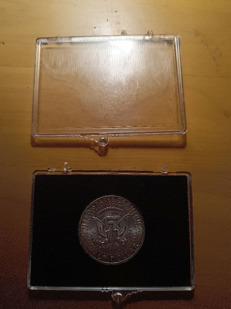 1964年 ケネディハーフダラー 銀貨／ケース付き