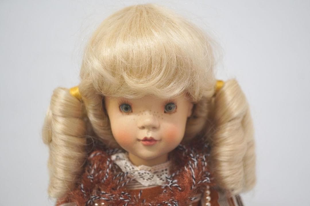 【M2512-27】ANRI アンリ Wood Doll 木彫 人形 サラ ケイ