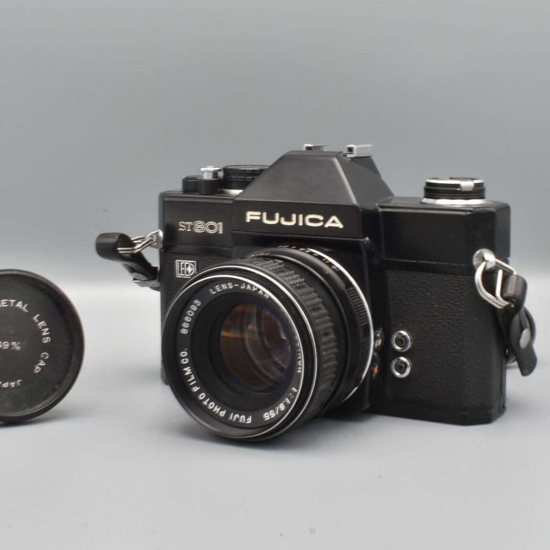 整備済 完動 FUJICA ST801 黒 FUJINON 55mm F1.8