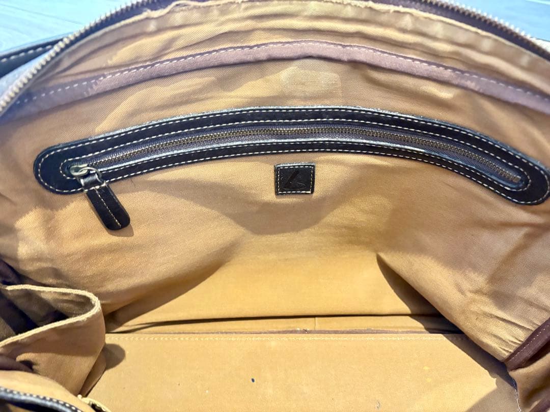 土屋鞄 プロータ防水 ジッパー（2way）レザー ブラウン　更に値下げしました！