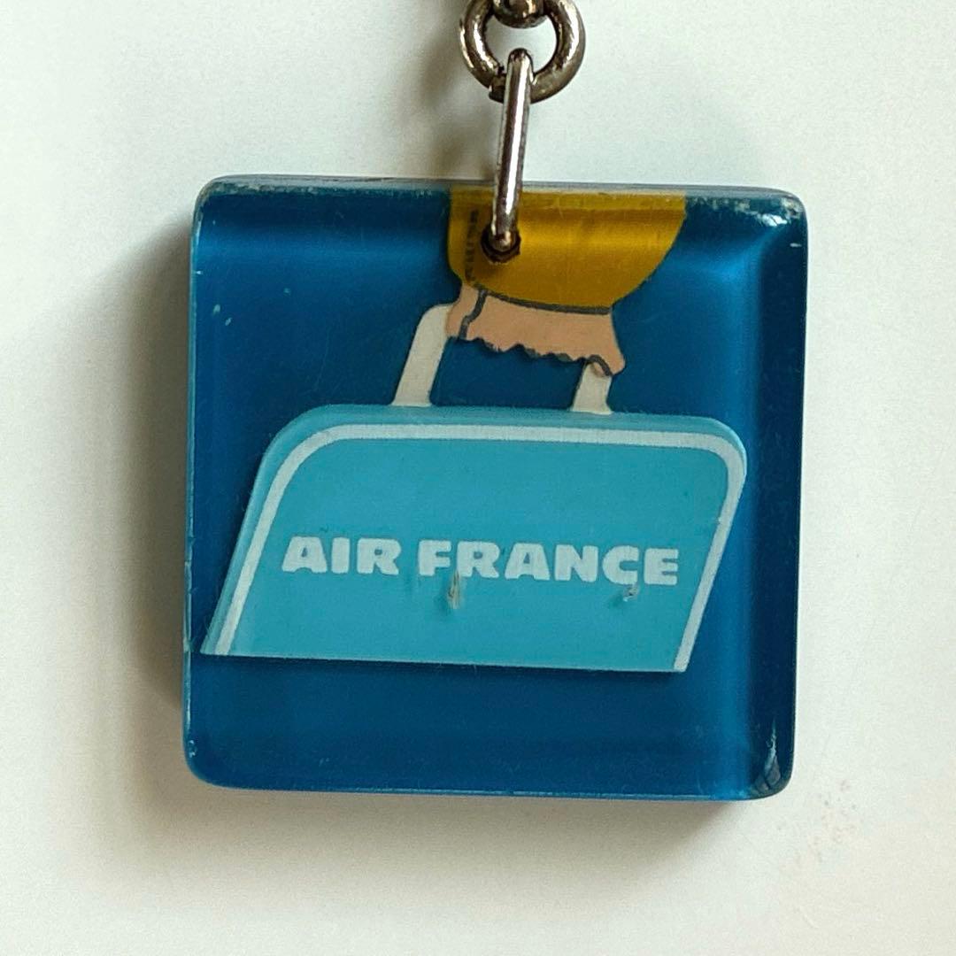 AIRFRANCE×Savignac　ブルボンキーホルダー　フレンチキーホルダー
