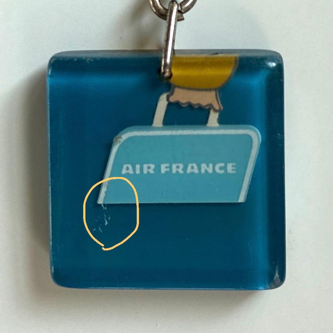 AIRFRANCE×Savignac　ブルボンキーホルダー　フレンチキーホルダー