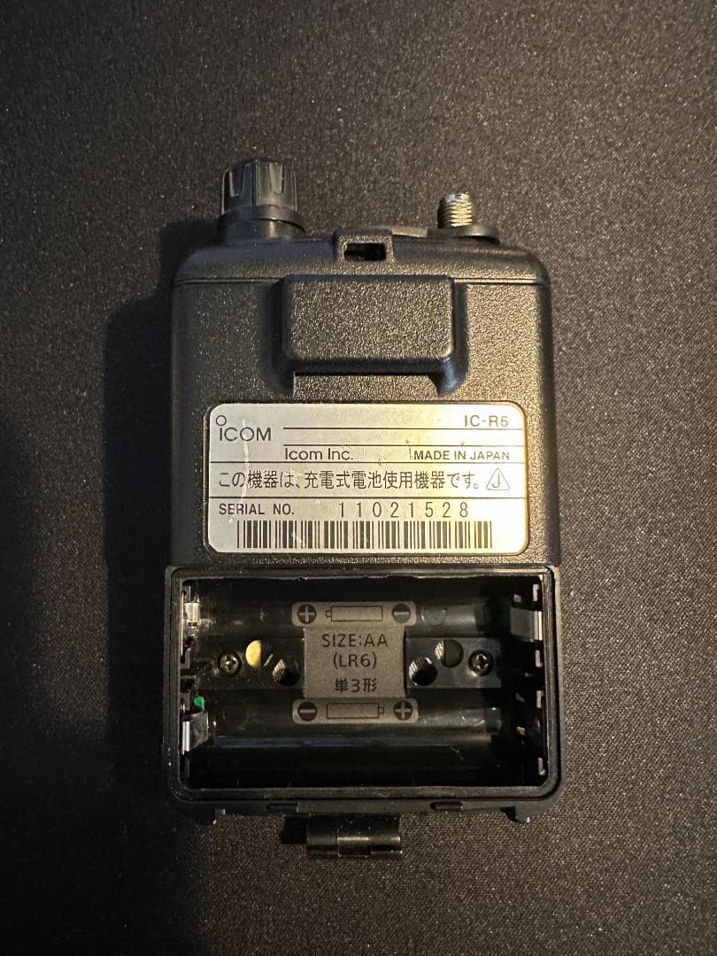 アイコム IC-R6 ラジオライフ周波数手帳付き