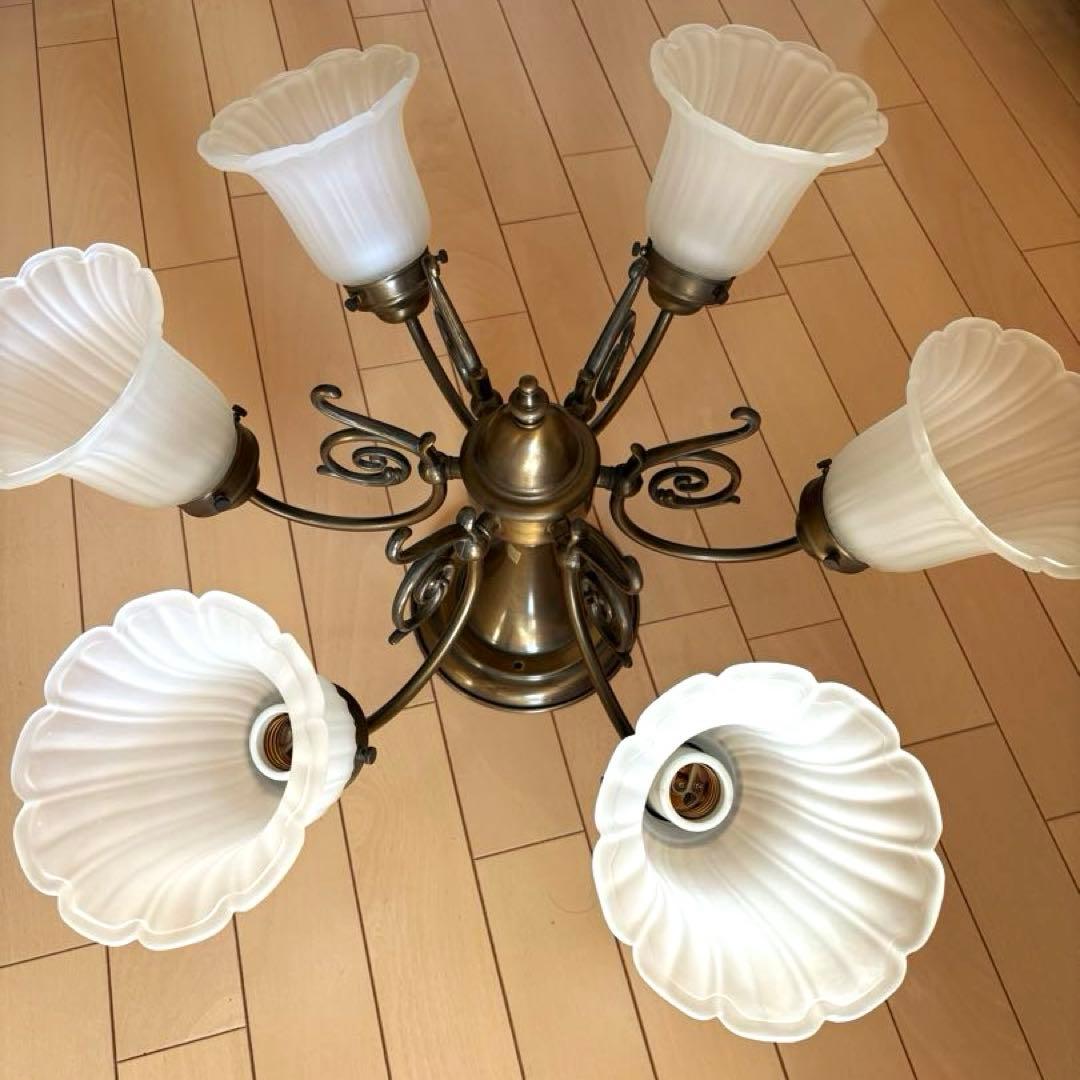 シャンデリア アンティーク￼山田照明シーリングライト天井照明6灯￼