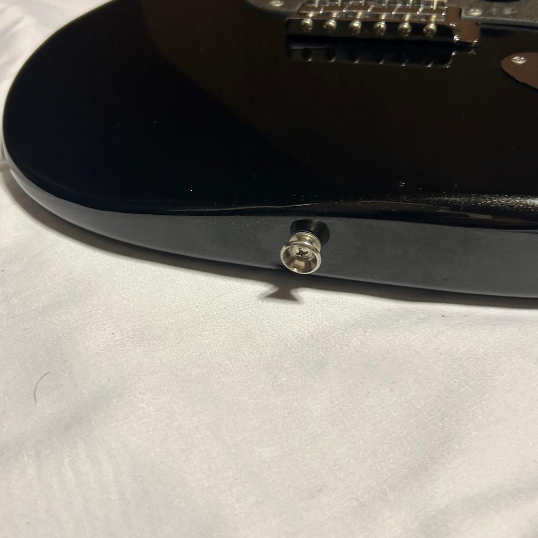 美品メンテ済 スクワイヤー ストラトキャスター アフィニティHSSラメ黒