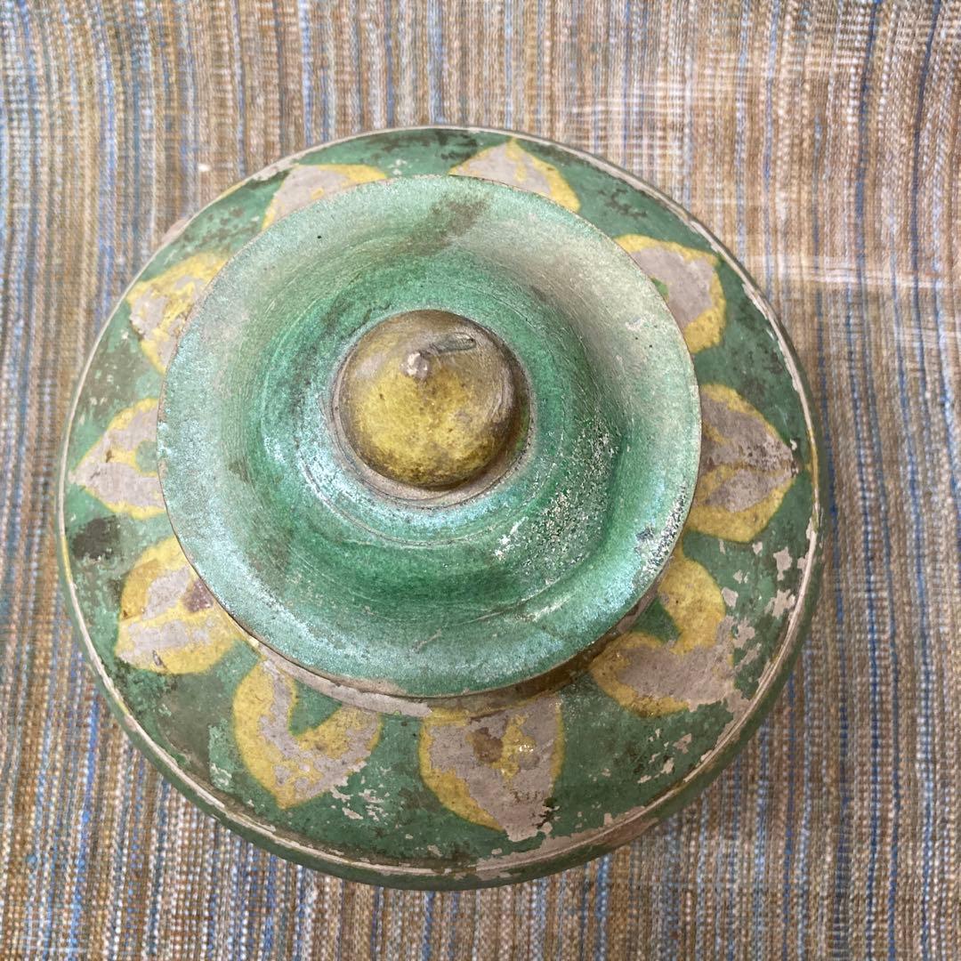 中国陶器　遼時代　遼三彩