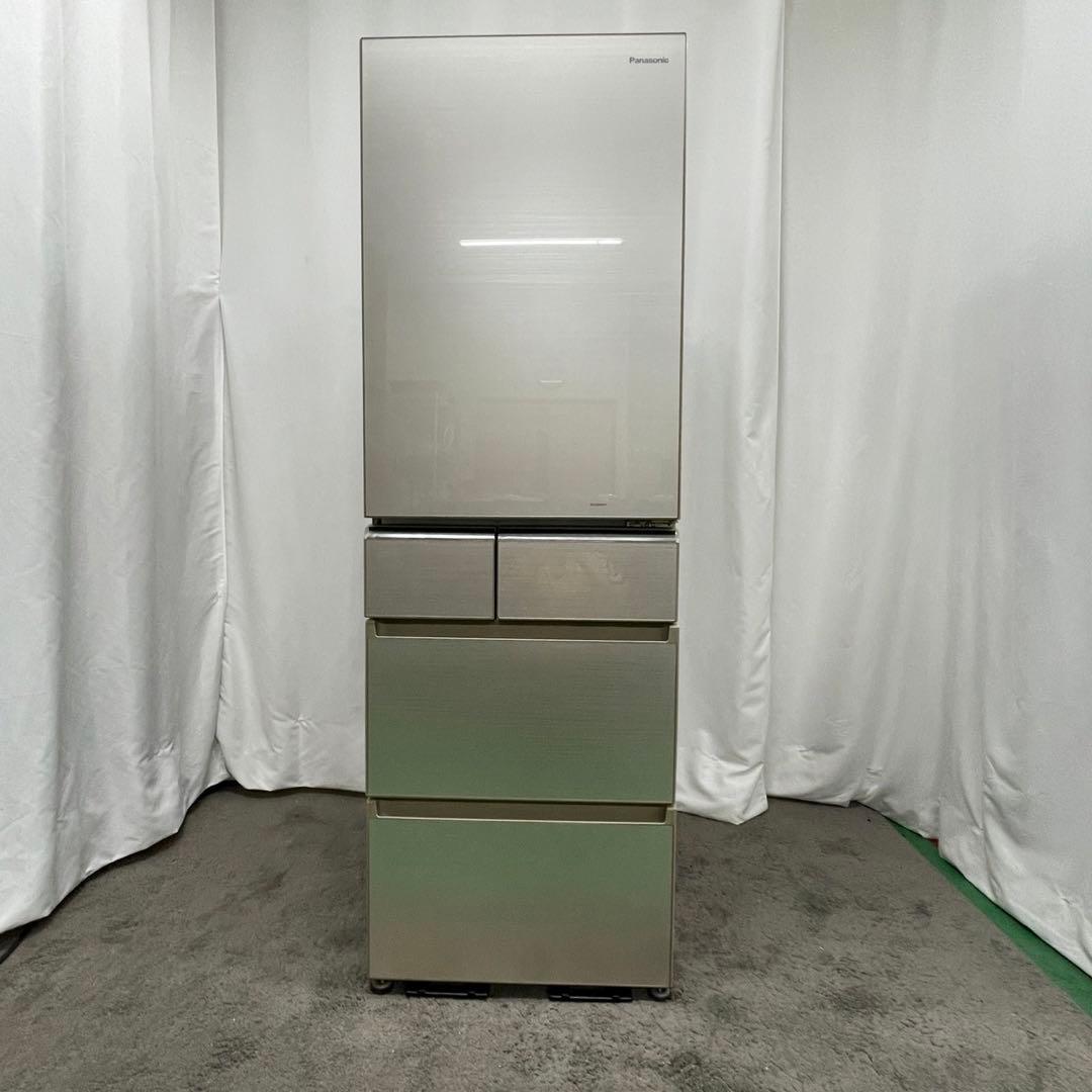 129⭕️パナソニック エコナビ搭載冷蔵庫 400ℓ 右開き 5ドア 設置無料
