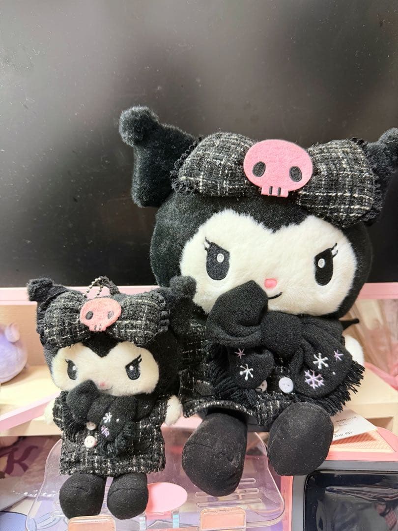 Kuromi クロミ ぬいぐるみ　とマスコット　セット