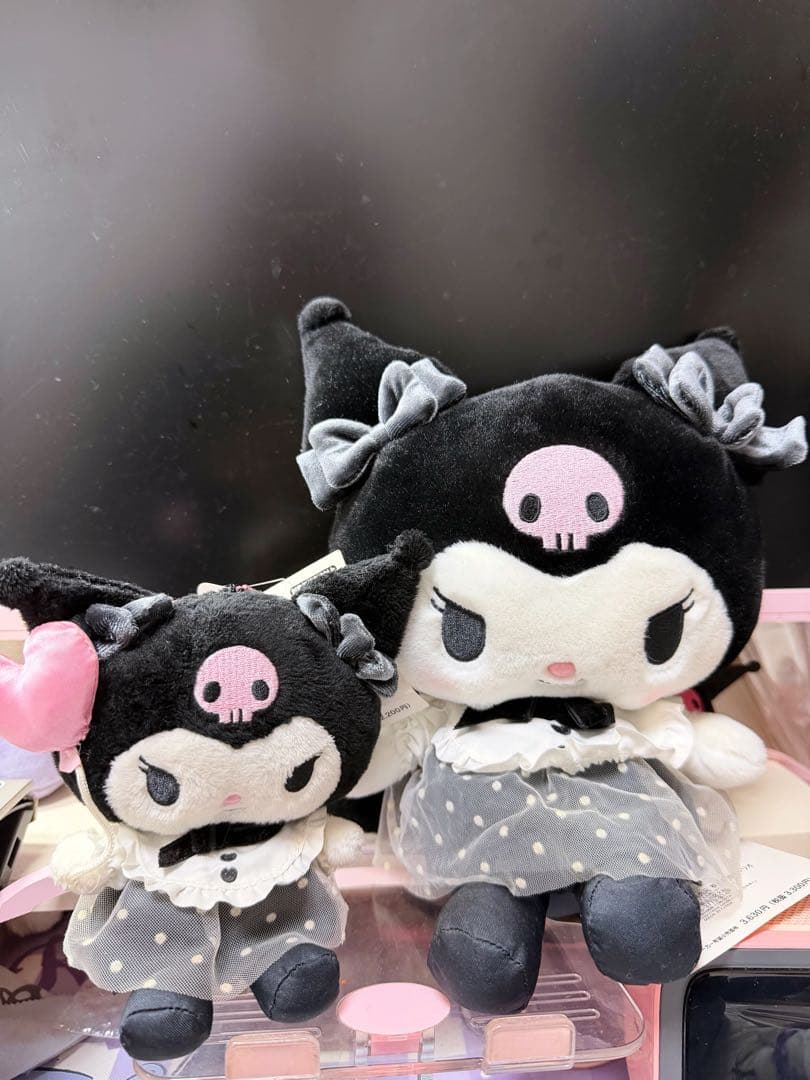 Kuromi クロミ ぬいぐるみ　とマスコット　セット