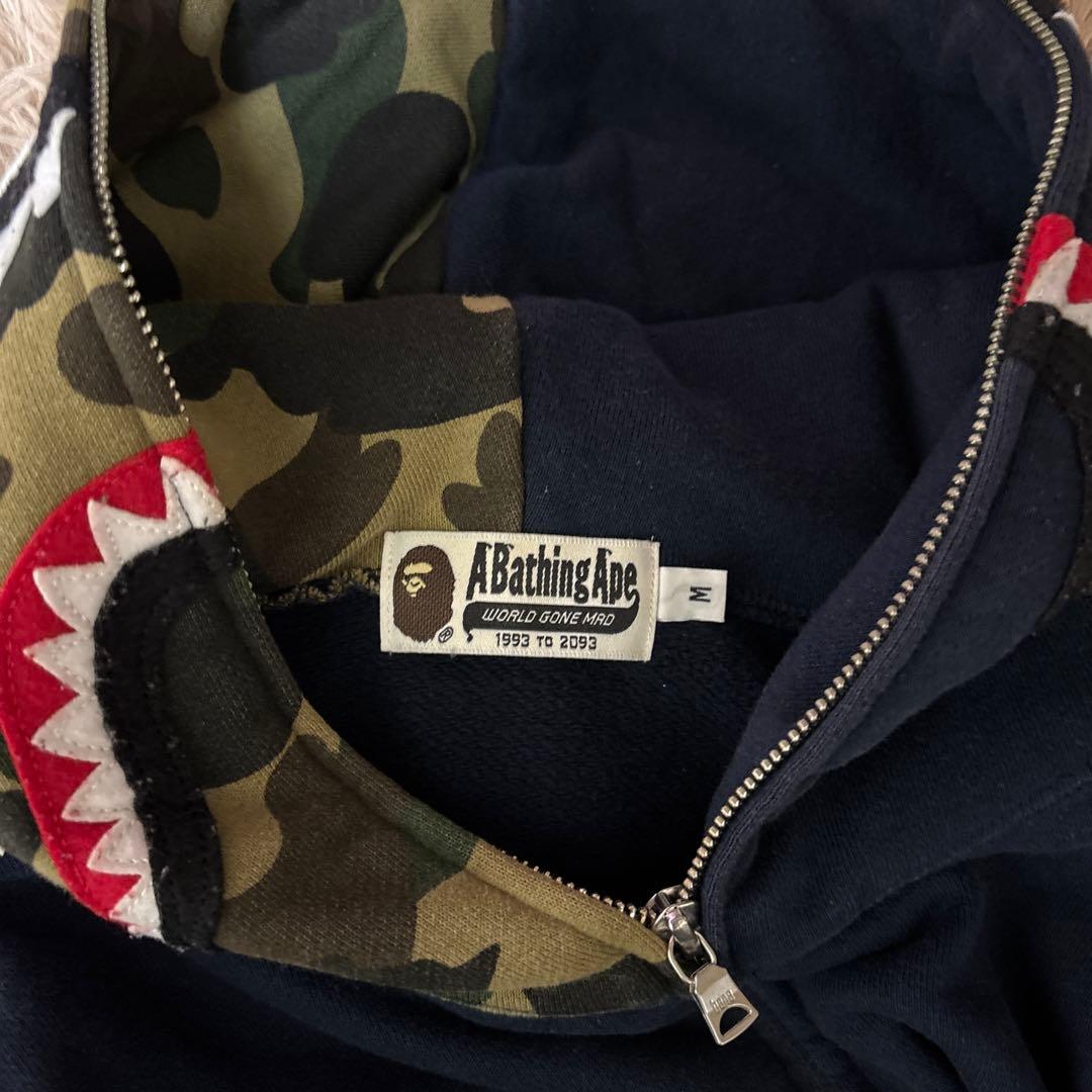 A Bathing Ape カモフラージュフード パーカー M