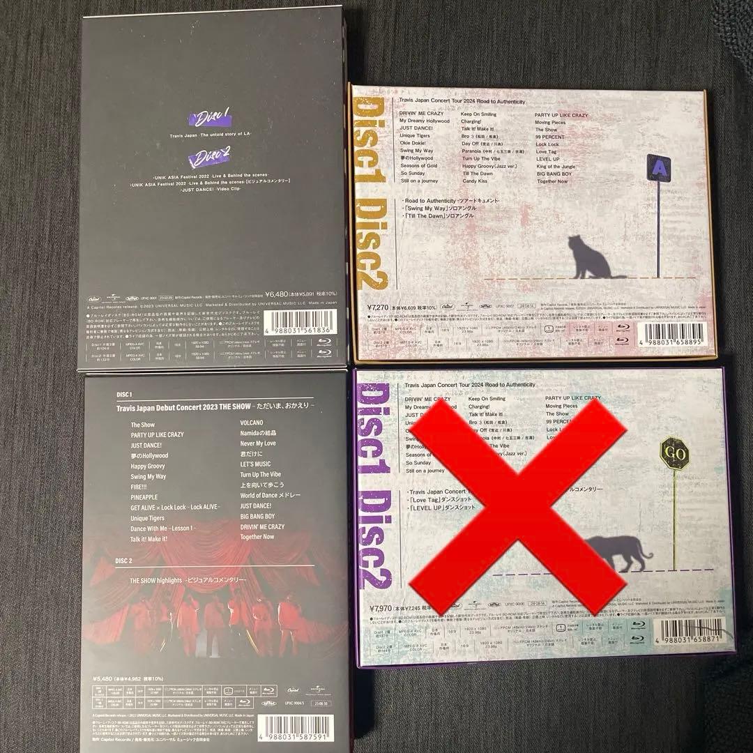 Travis Japan Blu-ray 3点セット