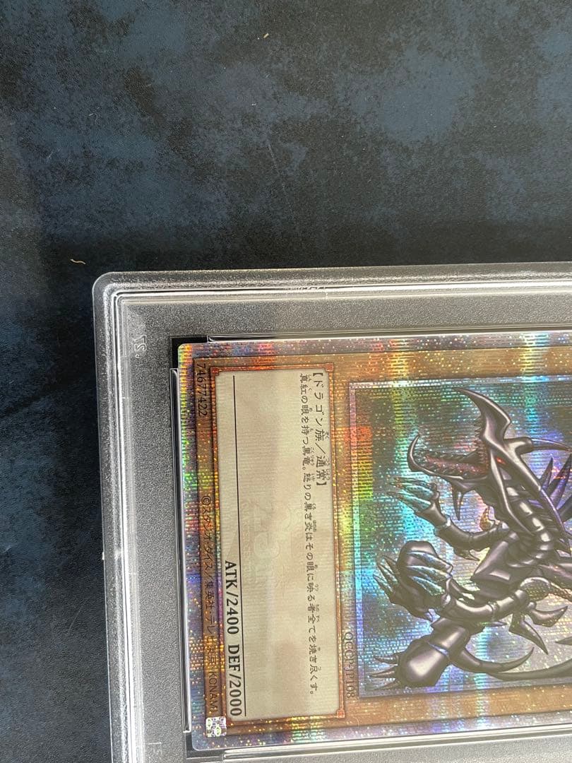 【PSA10】 真紅眼の黒竜　25th 青眼の白龍 25th 各1枚 クオシク