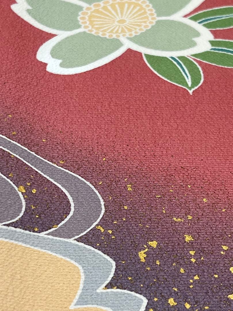 振り袖　フルセット　長襦袢付　成人式　振袖　パーティー　金彩加工　634