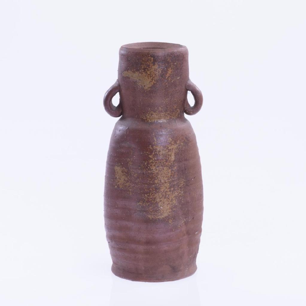 備前焼　アンティーク　花瓶　高さ約235mm　幅約95mm