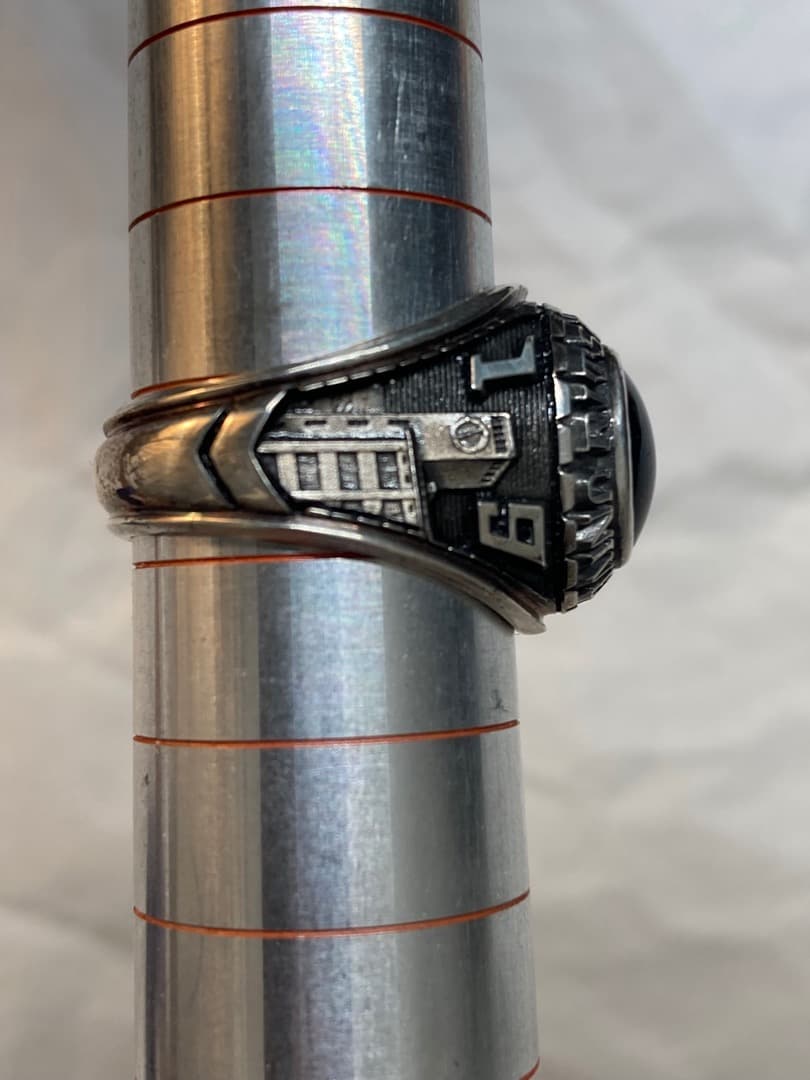 Mi　立命館 大学 カレッジリング 中川 ジョンロバーツ SILVER