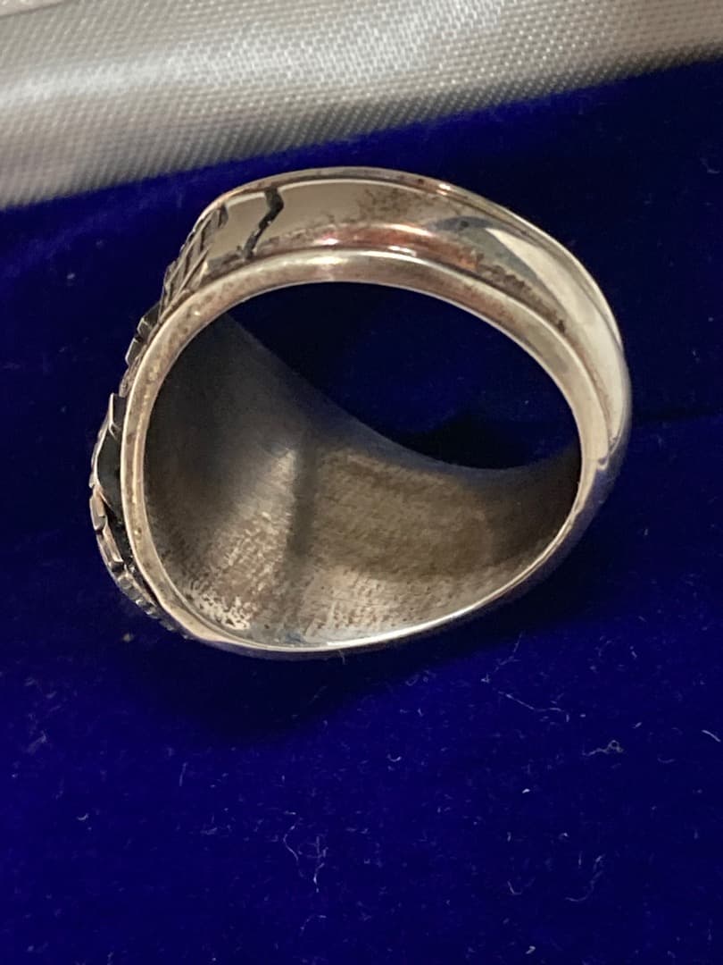 Mi　立命館 大学 カレッジリング 中川 ジョンロバーツ SILVER