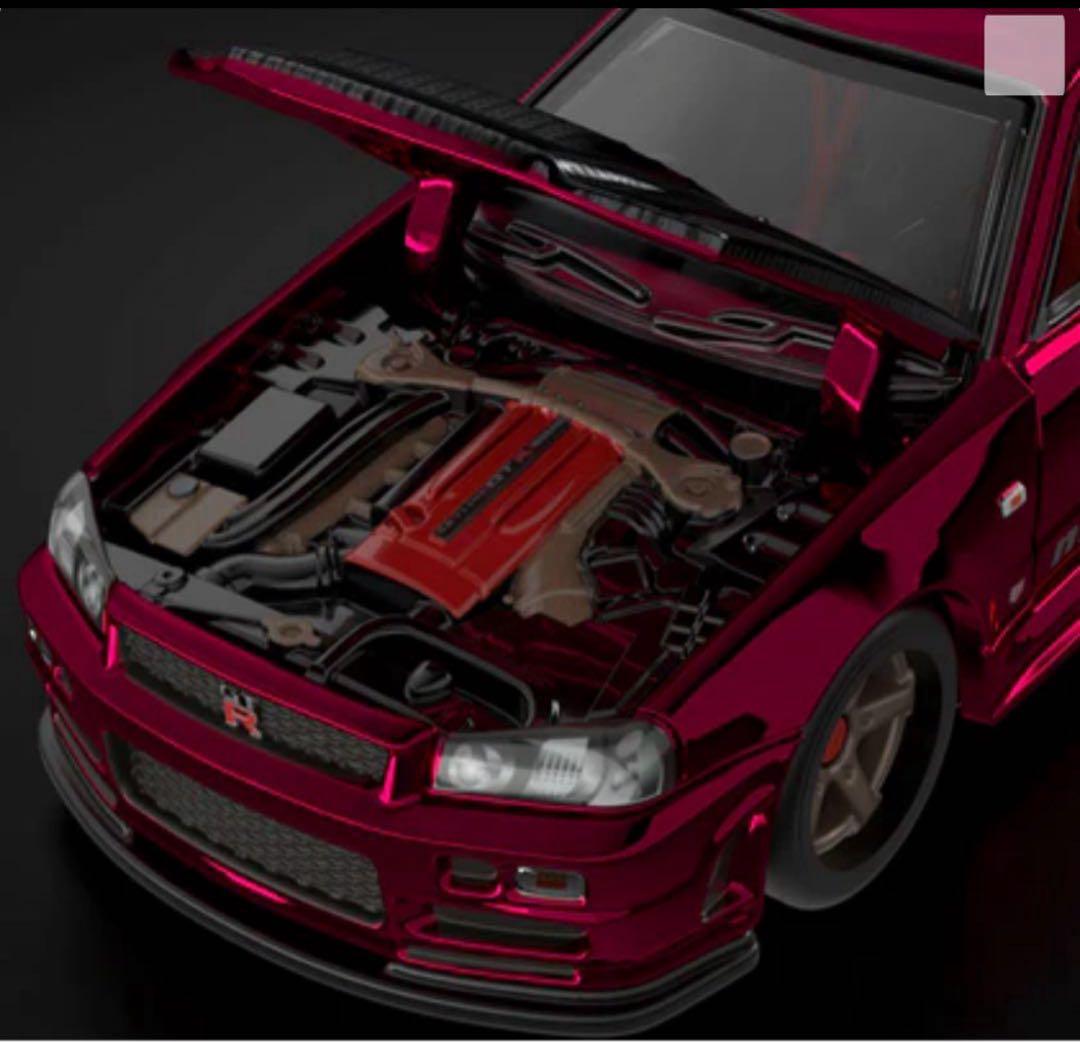 ミニカー Hot Wheels Nissan Skyline GT-R (R34) RLC