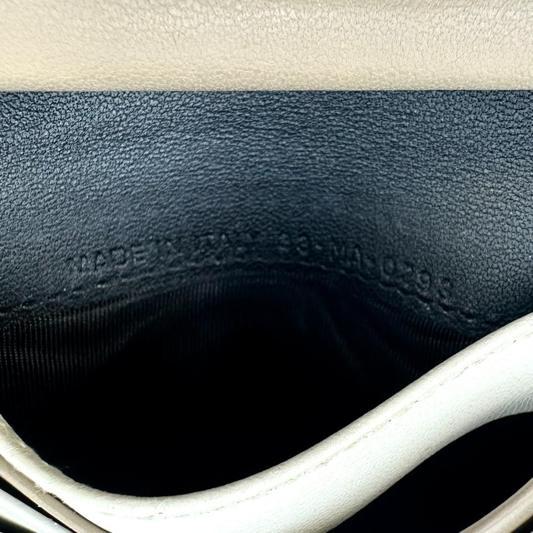 クリスチャンディオール カナージュ カロ 二つ折り財布 コンパクトウォレット 黒