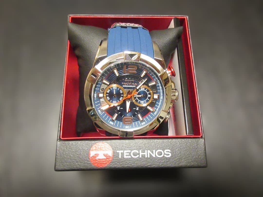 新品 未使用 TECHNOS テクノス クロノ T8B81 腕時計 男性用