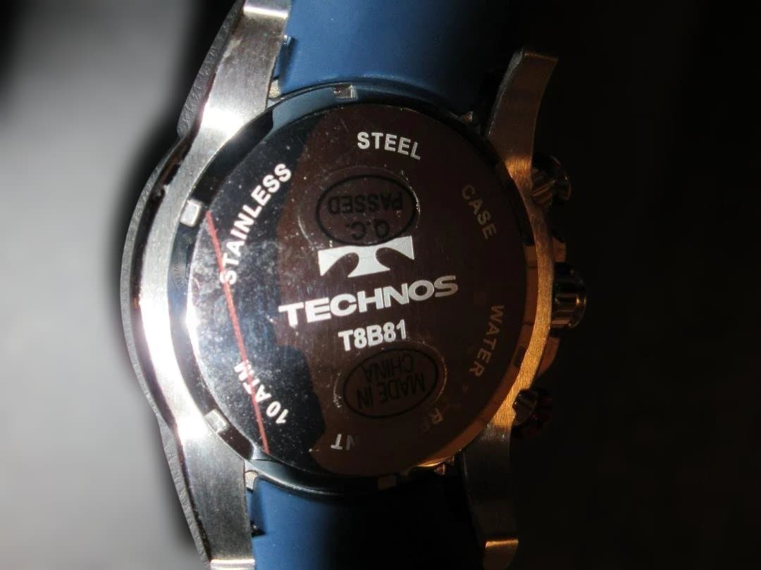 新品 未使用 TECHNOS テクノス クロノ T8B81 腕時計 男性用