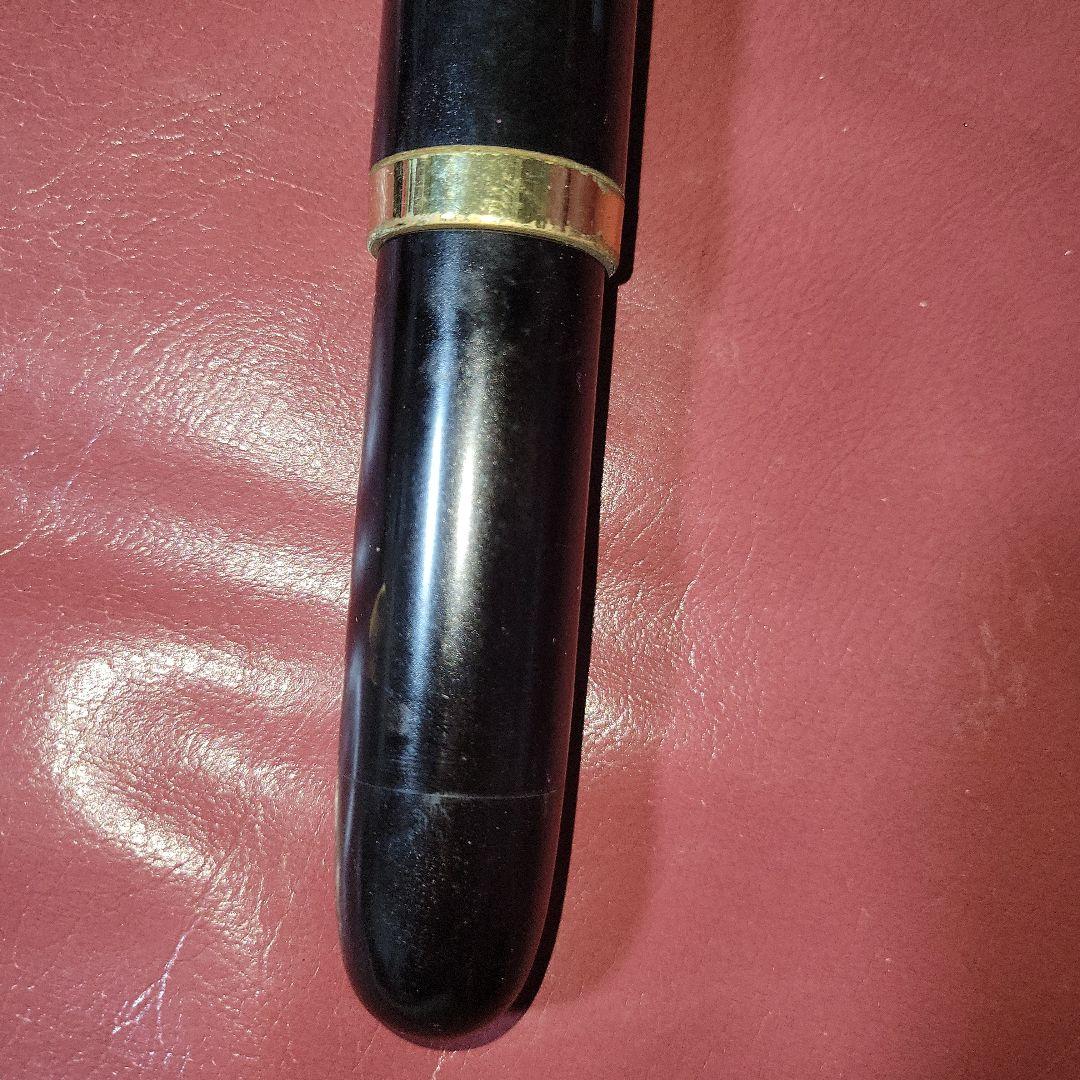 金色クリップ NEW CLIP 極太万年筆 当時物 昭和レトロ