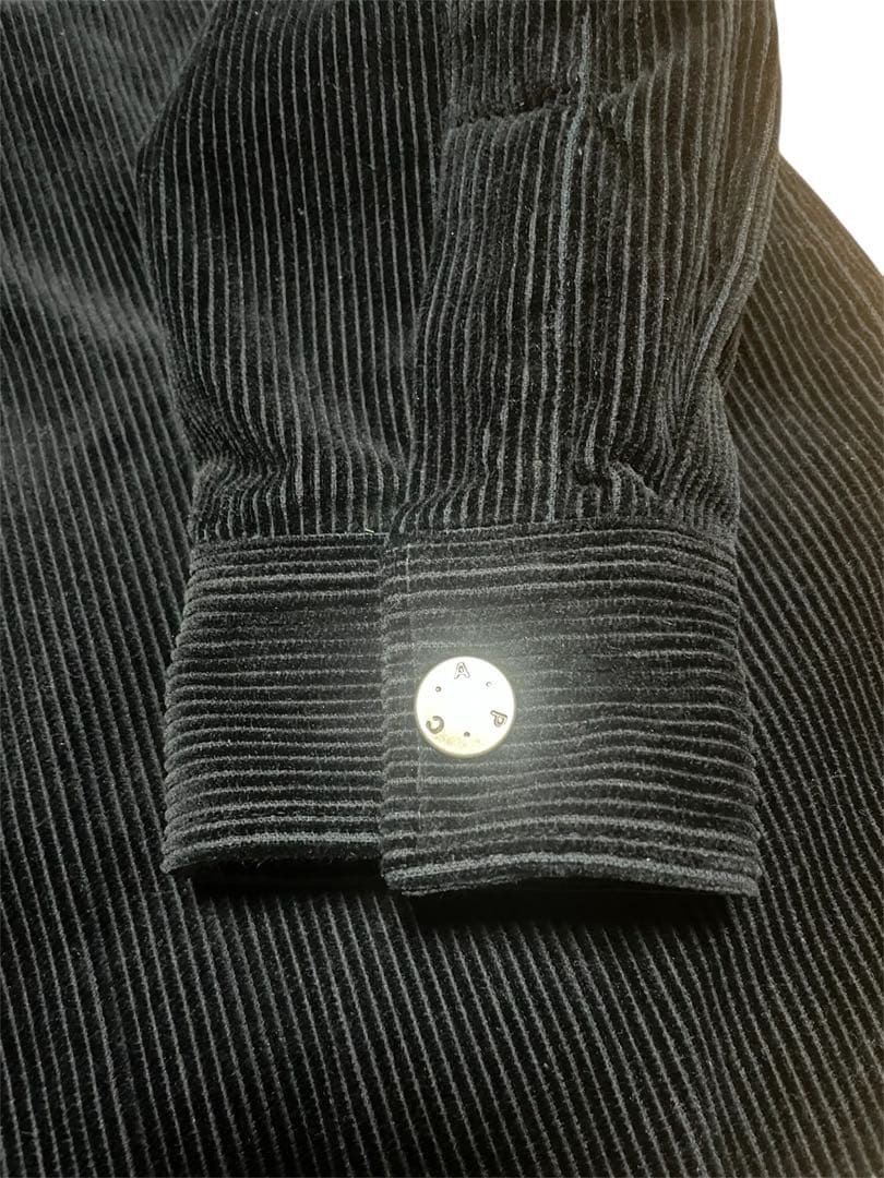 【定価7万超え】A.P.C 中綿付き　コーデュロイジャケット　ブラック　極美品