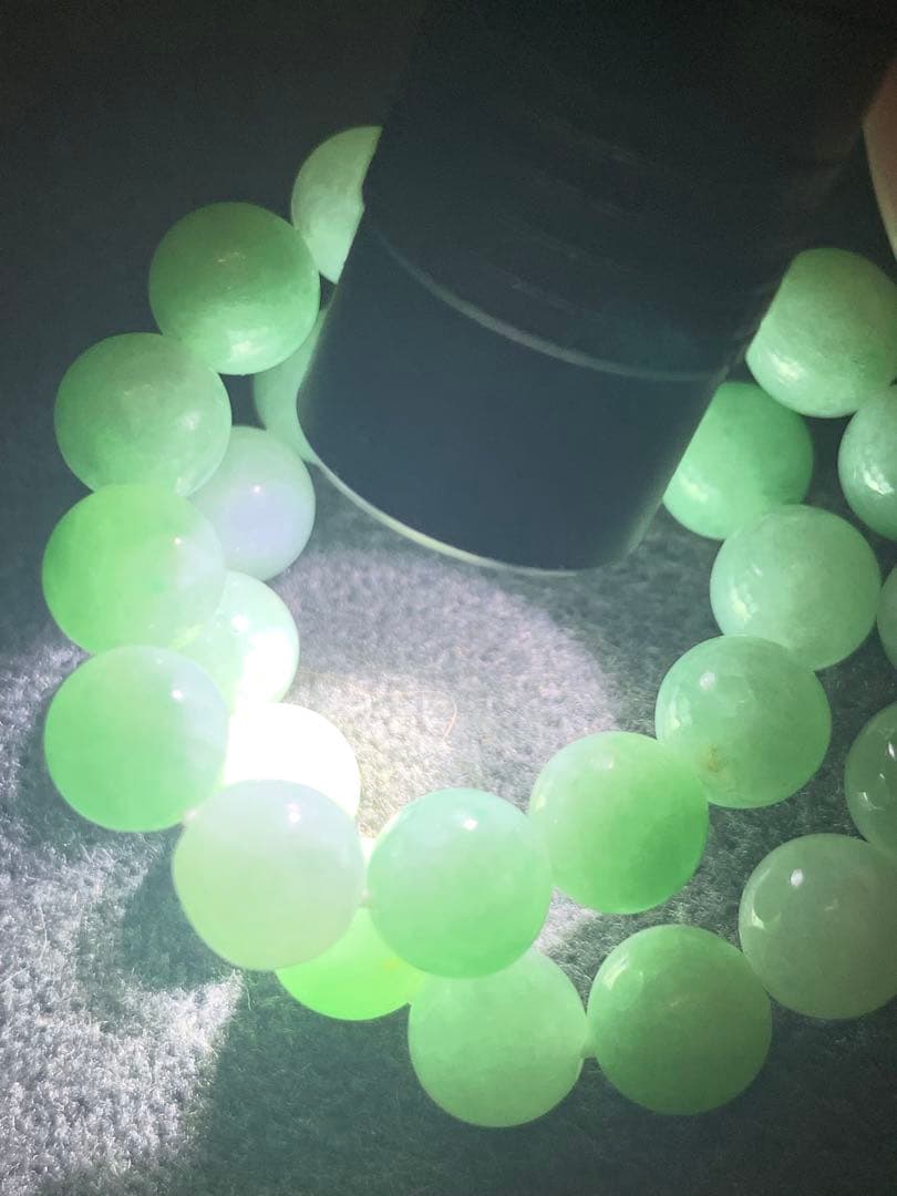 宝石質　糸魚川本翡翠ブレスレット　上質ひすい　ヒスイ　翡翠　ヒーリング　コン沢