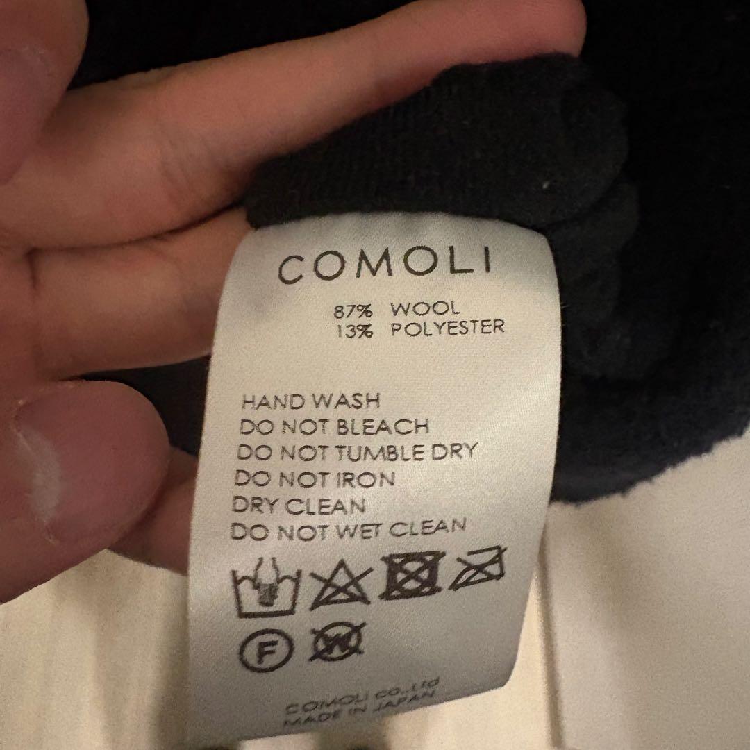 comoli 21AW ウールフリースジップアップジャケット 3