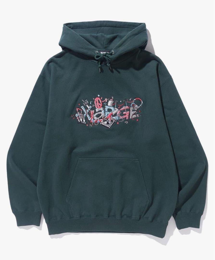 SPV XLARGE ロゴパーカー Lサイズ グリーン