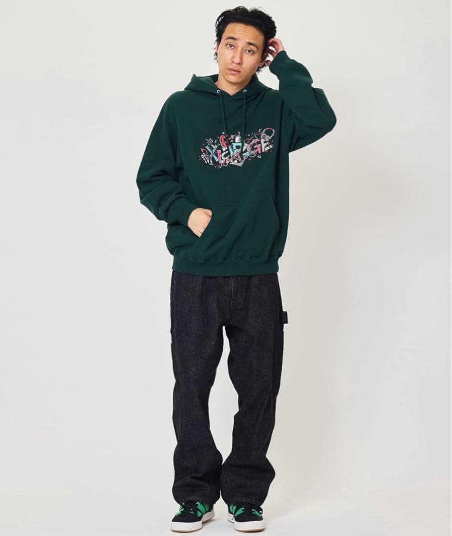 SPV XLARGE ロゴパーカー Lサイズ グリーン